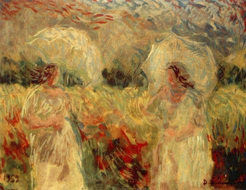 " Femmes aux ombrelles " 1959