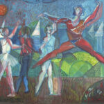 "Balletto" (Dance) - cm 61 x 50.5 - 1982