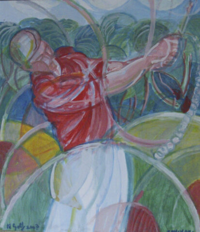 "Golf" 2007 - cm 80 x 70 - $ 25,000