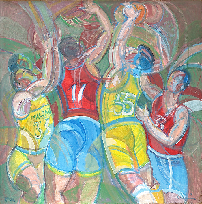 "Basketball, Maccabi Tel Aviv" 2007 - cm100x100