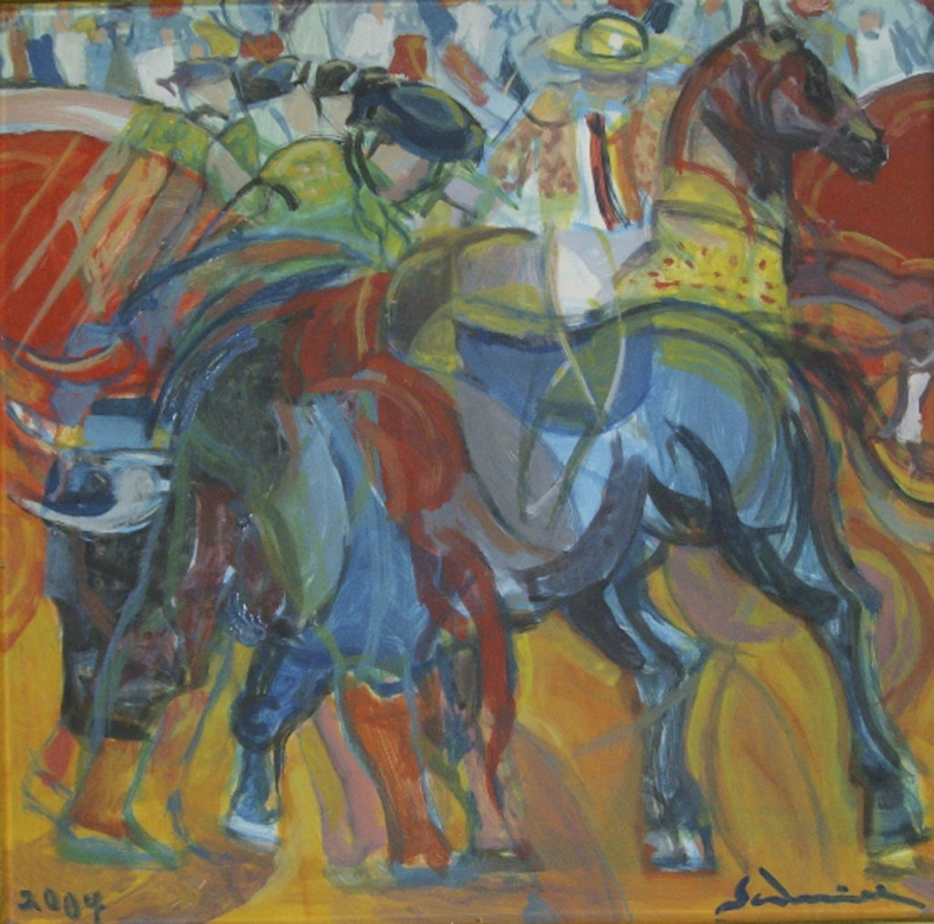 "Corrida" 2004 cm 46,7 x 48,5 - $ 15,000