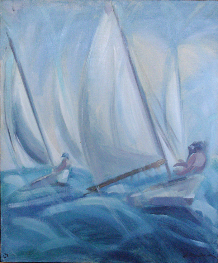 "Sailing Boats" 1963 (Private Collection)