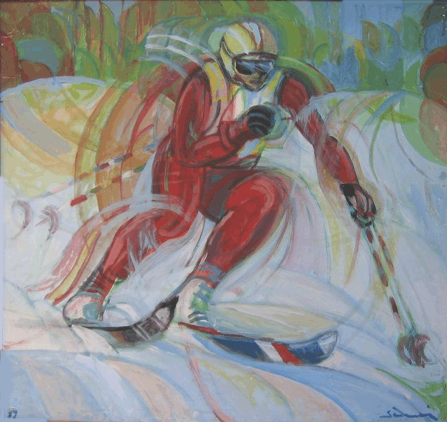 " The Skier" 1989
