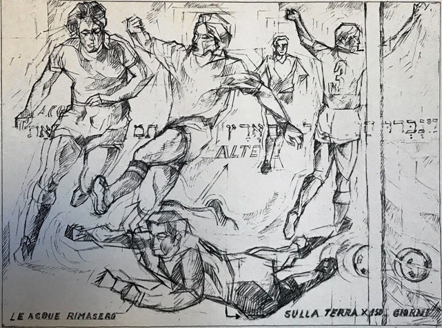 “Il Calcio” – Litografia in Bianco e Nero